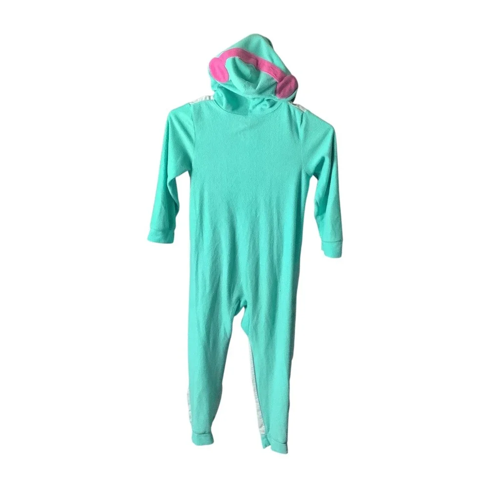 LOL Surprise Girls Hooded Union Suit One Piece Pajamas Size‎ Small Zip Front